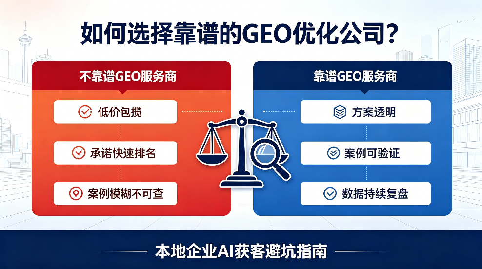江西如何选择靠谱的GEO优化公司？本地企业AI获客避坑指南